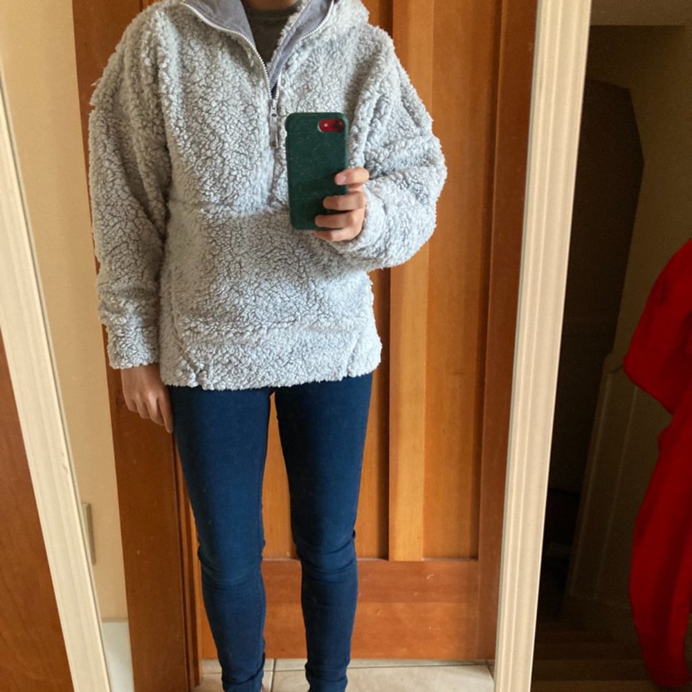 Fuzzy Prana Permafrost Half-zip Hoodie XS